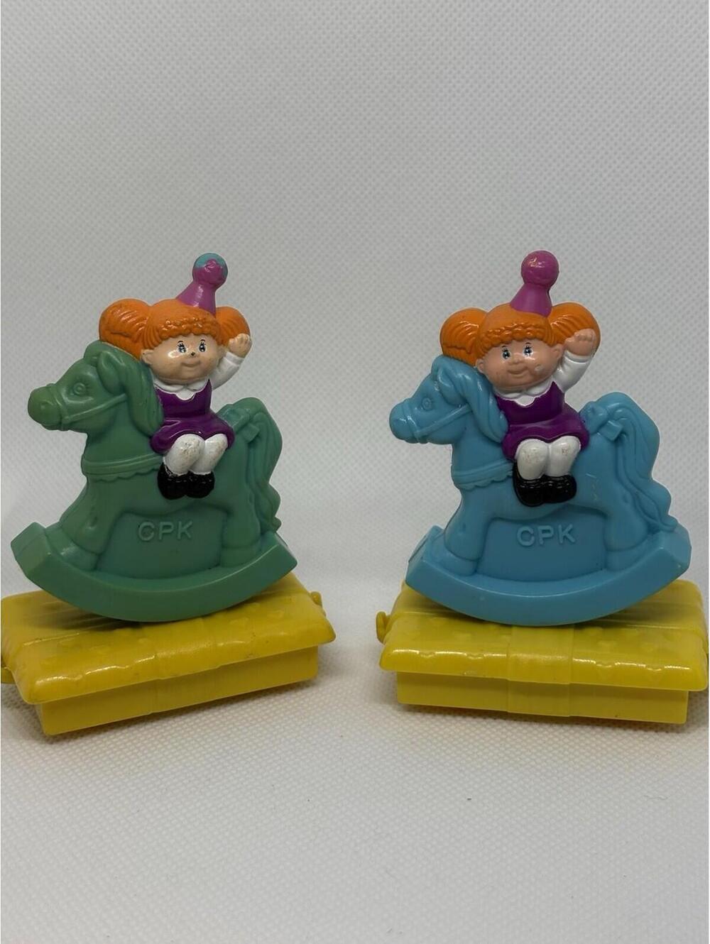 McDonalds Happy Meal 1994 Birthday Train Cabbage Patch Kids CPK Toy #8 Set Of 2